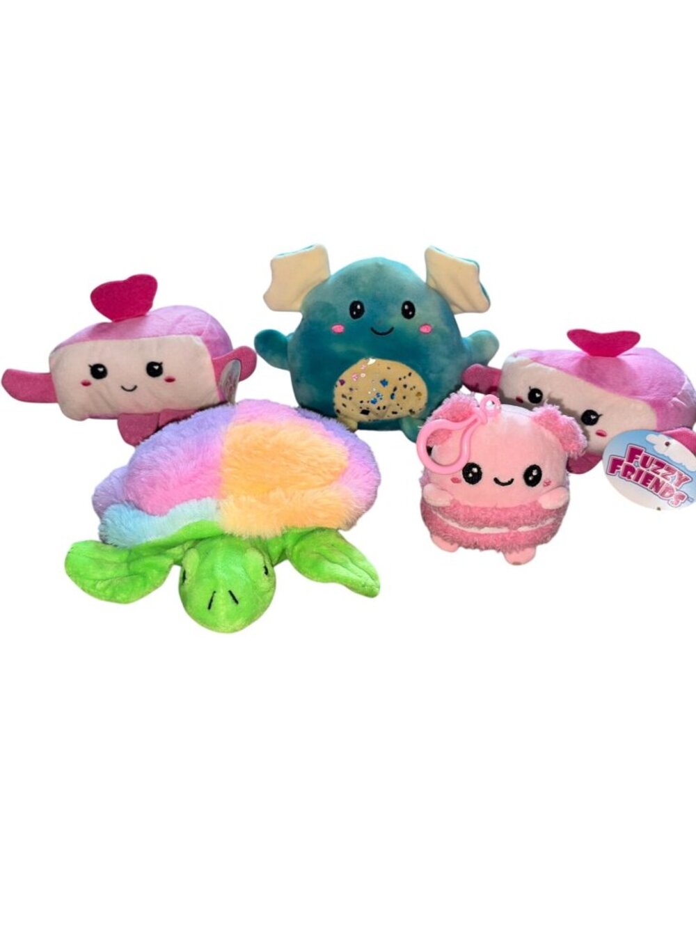 5 Piece Soft Plush Lot-GUC